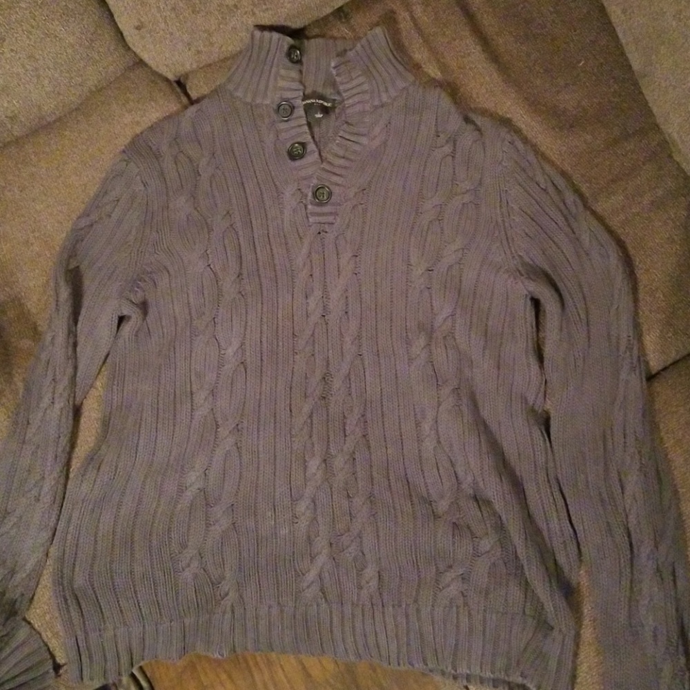 Banana Republic Grey Sweater Men's Size L